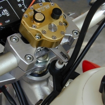 Honda XR 650 R Triple Clamp kit with Stabilizer  (price includes Billet Triple clamp)